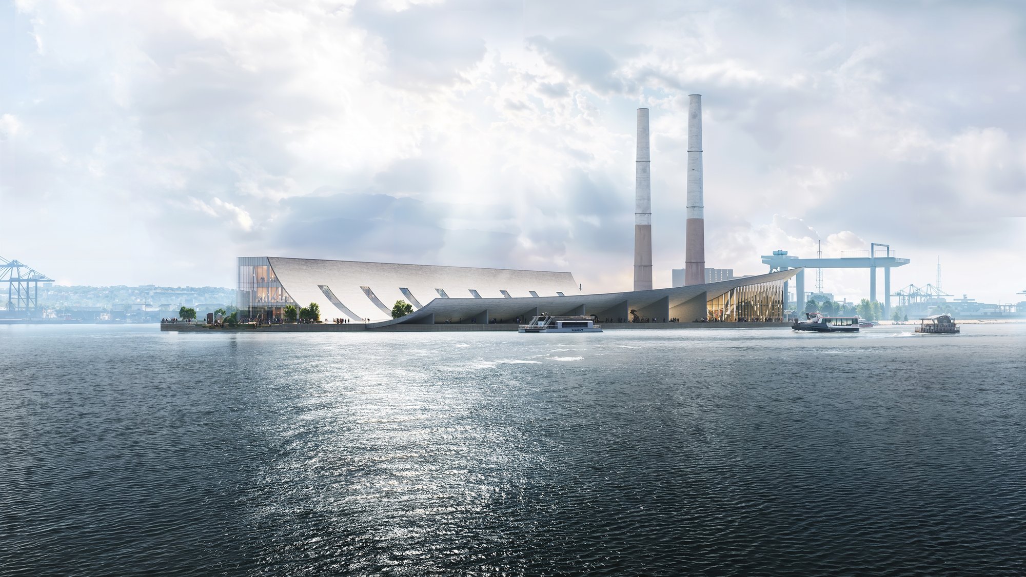 Brise-Vent Havre Harbor Museum by Dingdong Tang, Zehui Li, Haisheng Xu